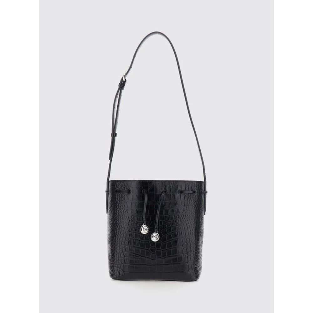 Liffner Women Bucket Bag Liffner In Croc-Effect Calfskin With Drawstring Closure